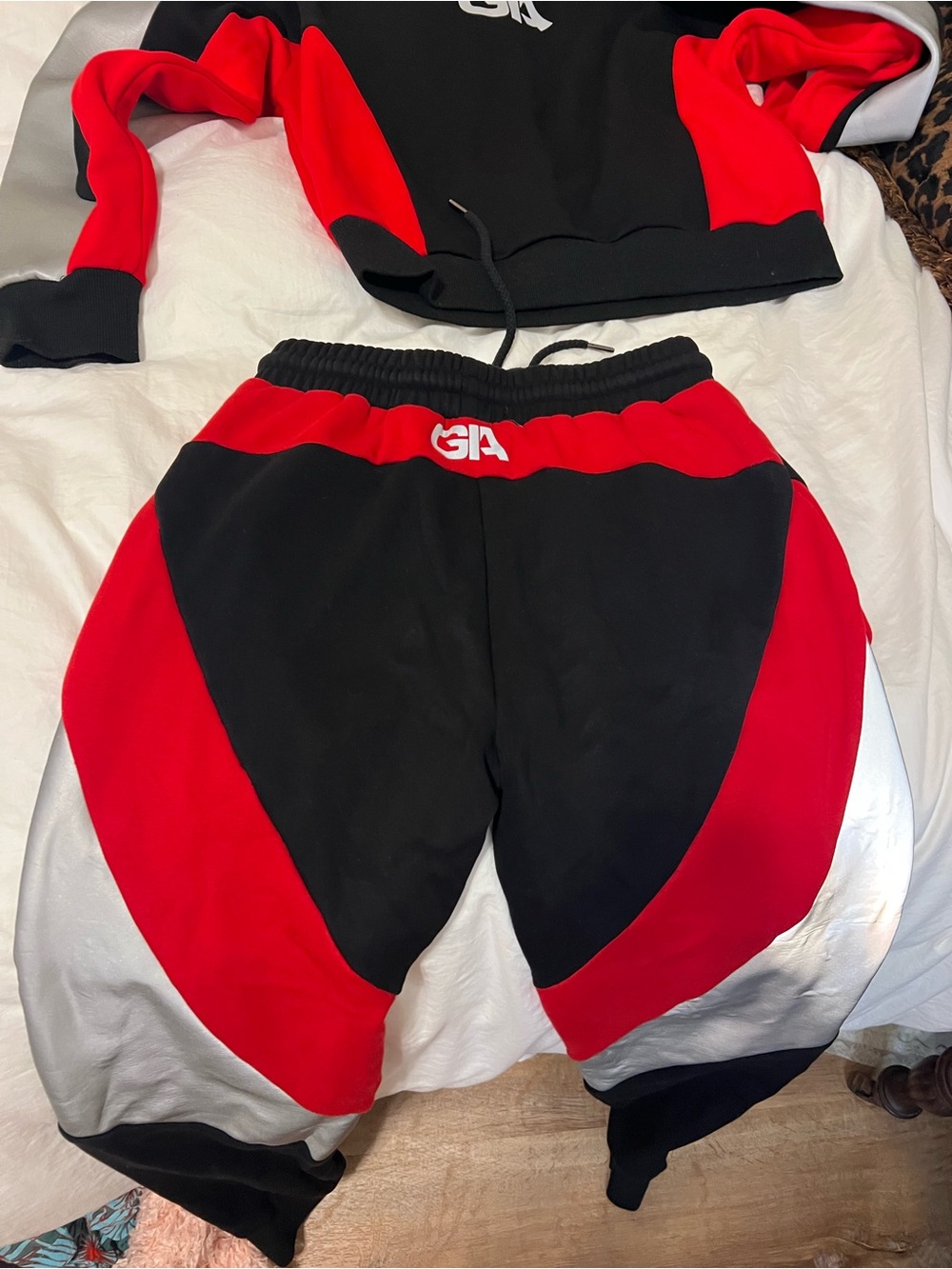 I. Am. Gia. Holographic, red and black tracksuit. - Picture 6 of 10